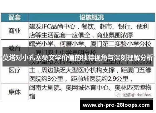 莫塔对小孔塞桑文学价值的独特视角与深刻理解分析 莫塔对小孔塞桑文学价值的独特视角与深刻理解分析