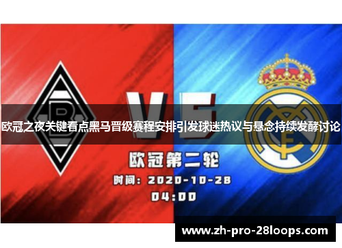 欧冠之夜关键看点黑马晋级赛程安排引发球迷热议与悬念持续发酵讨论 欧冠之夜关键看点黑马晋级赛程安排引发球迷热议与悬念持续发酵讨论